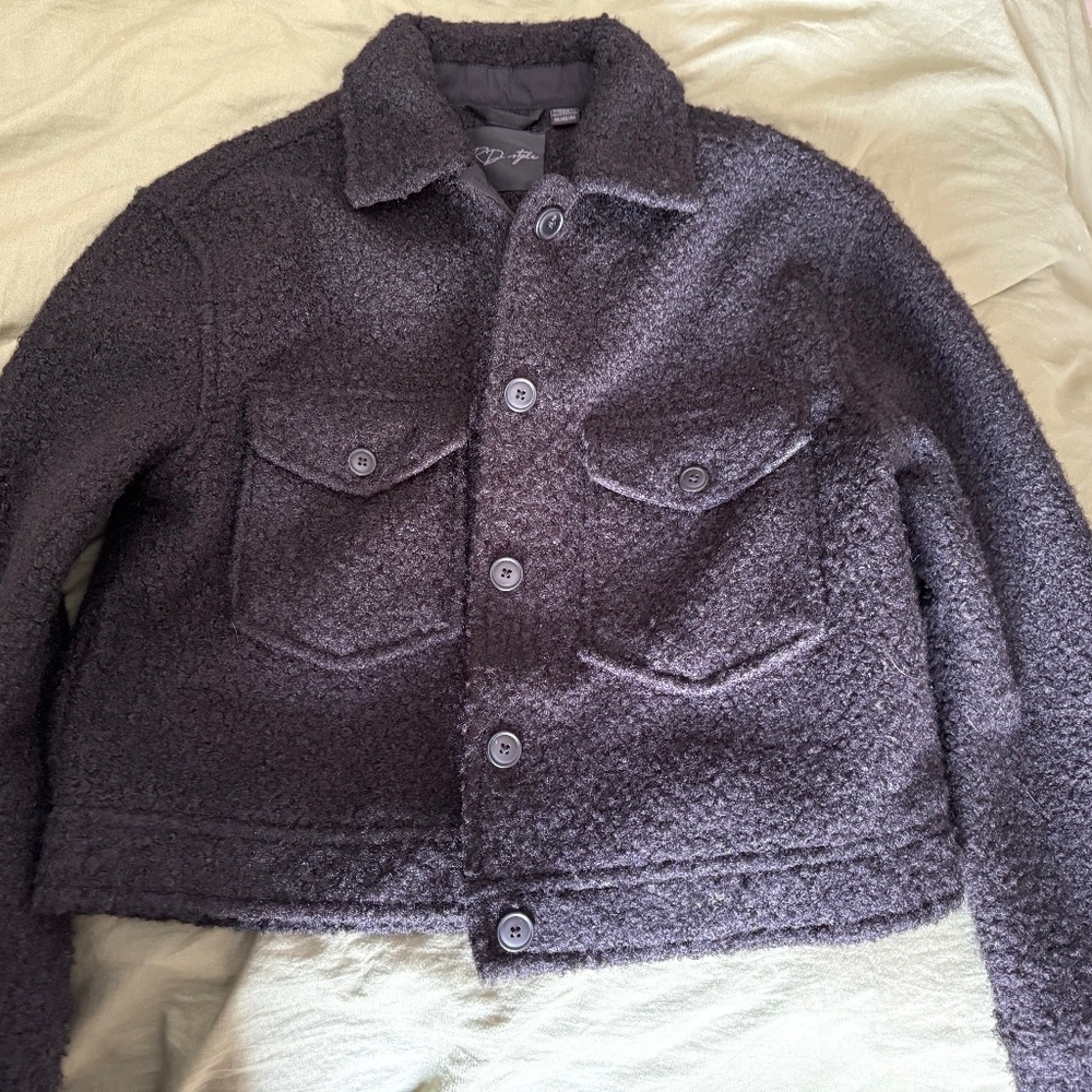 RD style cropped coat